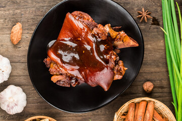 Chinese Food: Braised Pork Knuckle