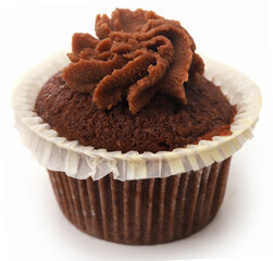 Freshly prepared homemade muffin