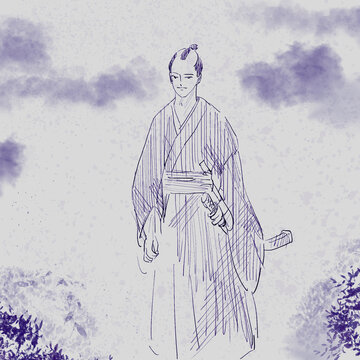 侍と刀