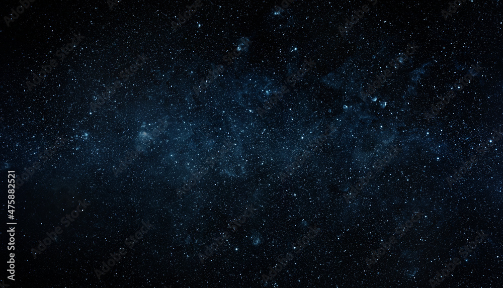 Wall mural space scene with stars in the galaxy. panorama. universe filled with stars, nebula and galaxy,. elem