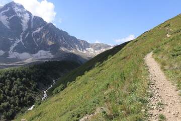 mountain road in the mountains