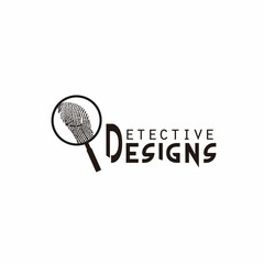 detective designs illustration logo design