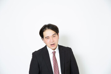 切れているビジネスマン