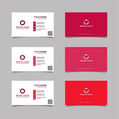 Modern professional business card Premium Vector