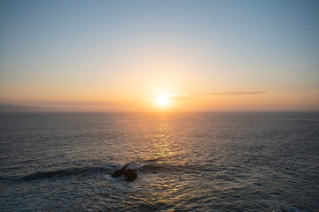 Sunset on La Honda beach