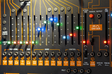 Synthesizer im Studio