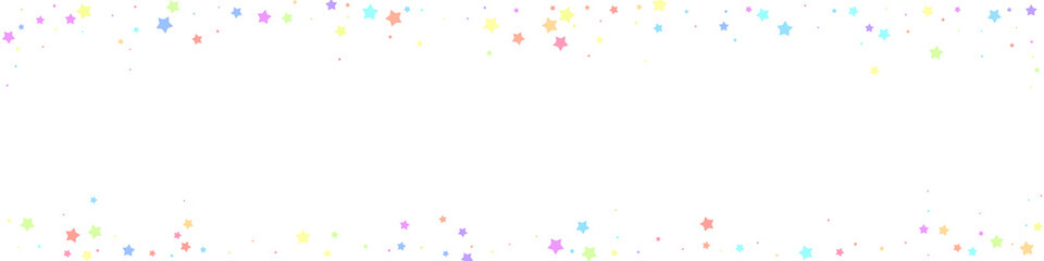 Fototapeta premium Festive wonderful confetti. Celebration stars. Col