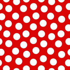 Christmas xmas polka dots pattern background New year wrapping paper concept Round logo icon Modern romantic design Fashion print clothes apparel greeting invitation card cover flyer poster banner ad