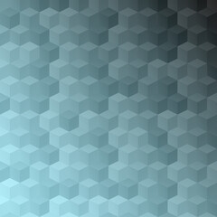 Abstract texture from 3d cubes surface, background from geometric shapes, vector illustration 10eps