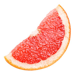 grapefruit isolated on white background, clipping path, full depth of field