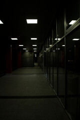 Corridor in the dark