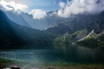 Morskie Oko lake in Tatra Mountains