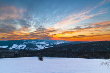 Winter, snow, zima, sn&iacute;h, B&iacute;l&eacute; Karpaty. Ž&iacute;tkov&aacute;
