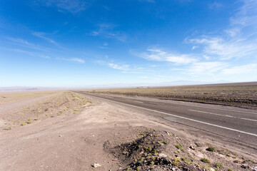 Landscape view in Atacama desert region