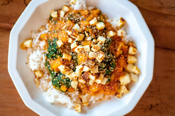 Ayurvedic Sweet Potatoe Curry Meal