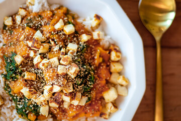 Ayurvedic Sweet Potatoe Curry Meal