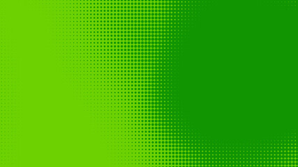 Dots halftone green color pattern gradient texture with technology digital background. Dots pop art comics with nature graphic design.