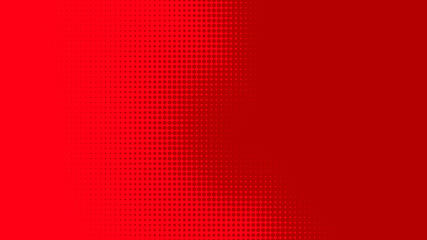 Dots halftone red color pattern gradient texture with technology digital background. Dots pop art comics with summer background. © Papapig
