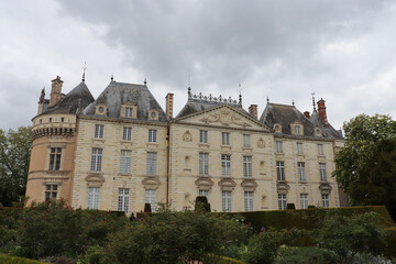 Fototapeta na wymiar Pays de la Loire - Sarthe - Château du Lude - Façade néo-classique
