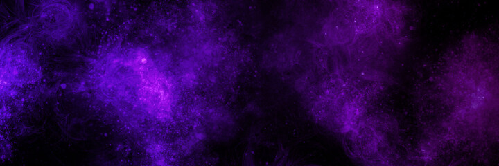 abstract space, colorful nebula, stars and sky