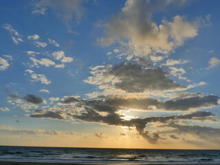 Obraz premium sunset over the sea