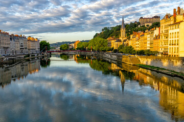 Pedestrian Saint George's in Lyon