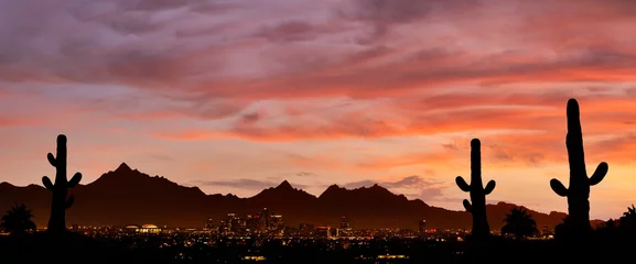 Deurstickers Arizona Phoenix Sunset