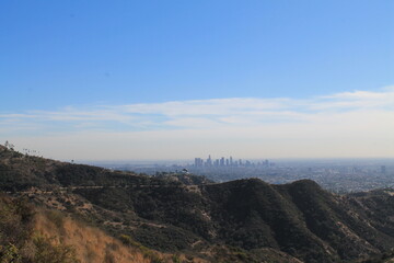 LA from Hollywood Sign