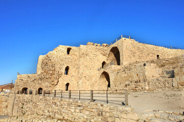 Panorama of Al -Karak castle in Jordan