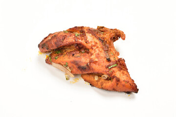 Roasted Chicken Breast on White background