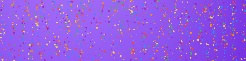 Festive valuable confetti. Celebration stars. Rain