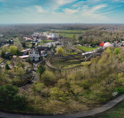 Aerial shot of Gulliver's World Theme Park