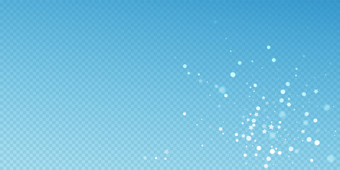 Magic stars random Christmas background. Subtle fl