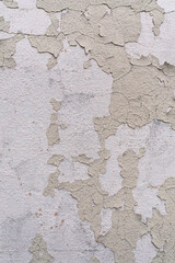 Old concrete wall with craquelure paint