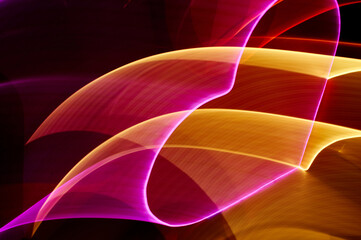 Colorful Light effect heart shape