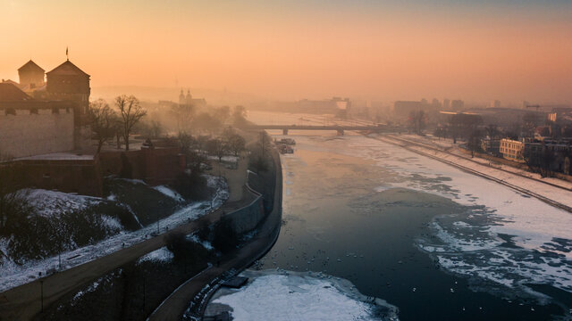 Fototapeta Kraków wschód słońca