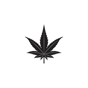 Marijuana vector cannabis leaf weed icon logo symbol sign illustration graphic