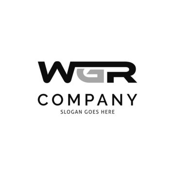 Initial Letter WGR Icon Vector Logo Template Illustration Design