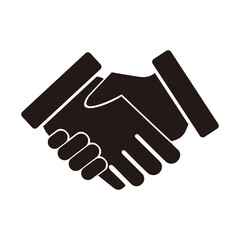 handshake icon vector illustration sign