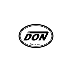 Don brand design. logo design. vector illustration