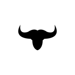 Bull horn logo and symbol template icons app