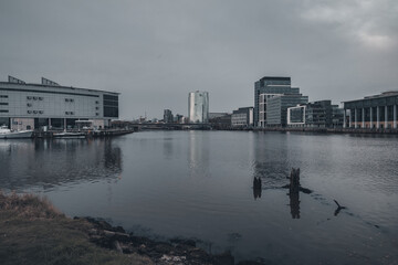 Naklejka premium view of the river