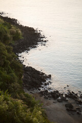 指宿　日の出前のこもそ浜	