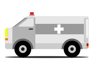 ambulance in vector illustration