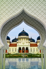 Obraz premium Morning at Baiturrahman Grand Mosque, Aceh, Indonesia