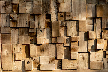 waste wood panel texture background