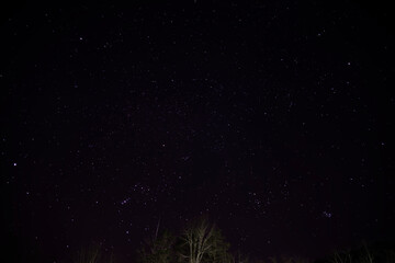 Fototapeta na wymiar Geminid Meteor Shower