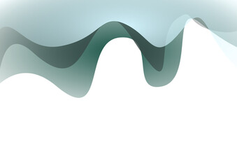 abstract green background with waves
