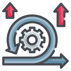 development line icon