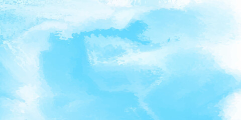 Light blue liquid marble abstract surfaces design. Light blue background motion. Seamless pattern marble texture. Blue pastel marble floor texture watercolor splashes vector background. 